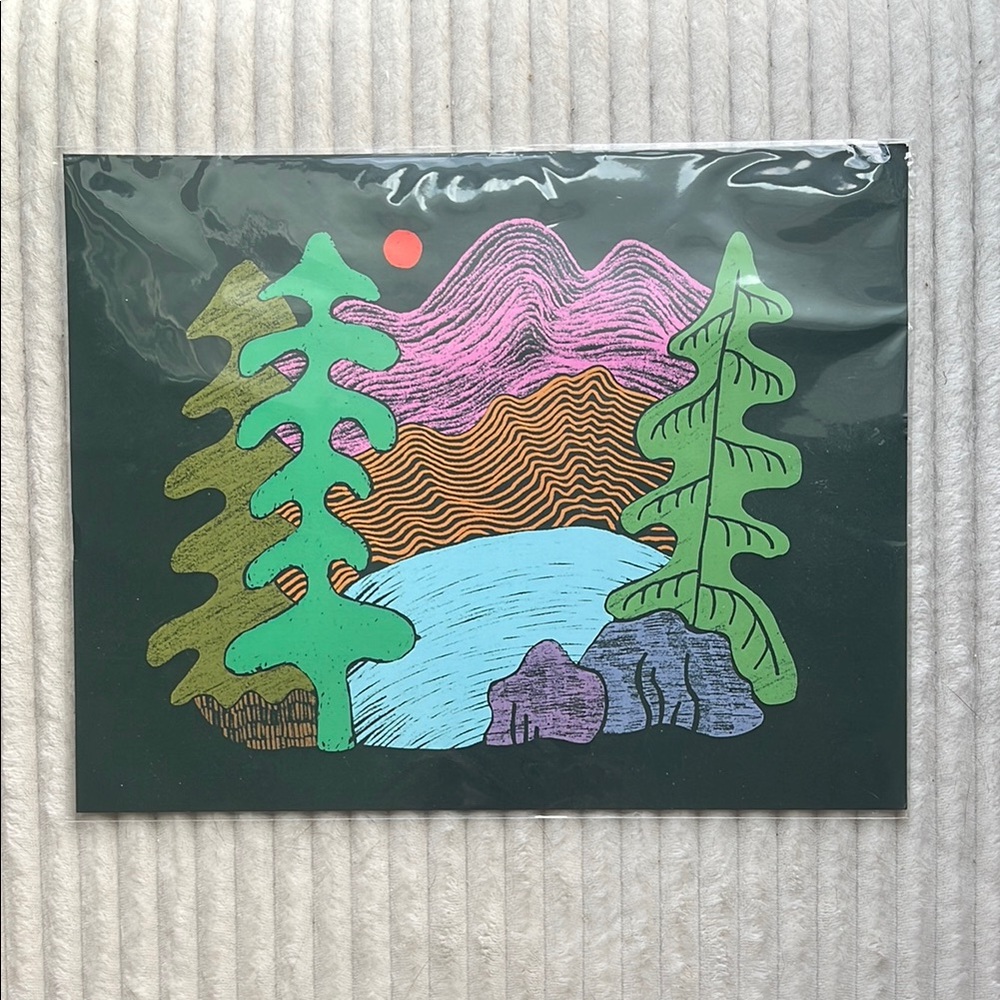 Colorful Nature Art Print